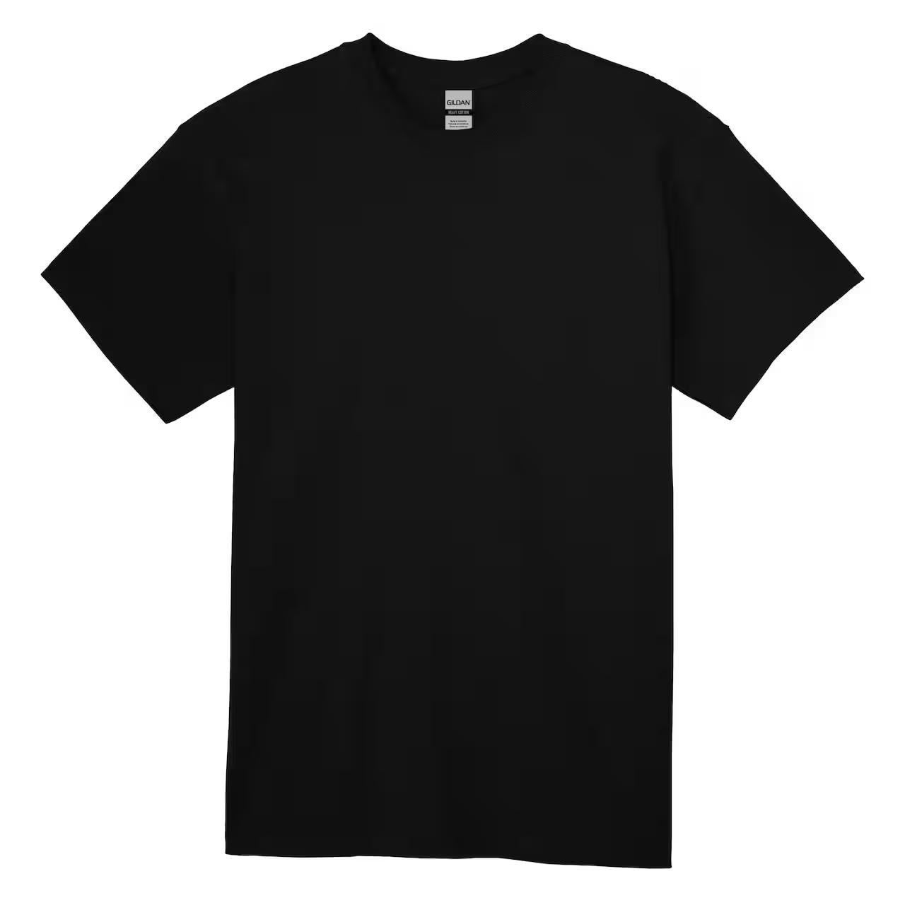 Black T-shirt product photo